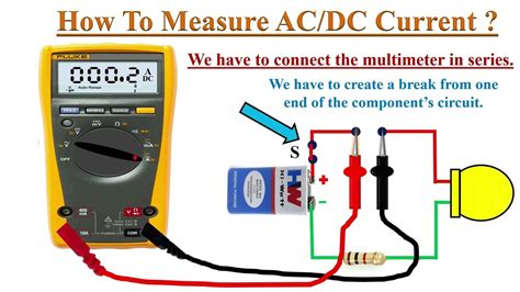 how to measure electrical amps